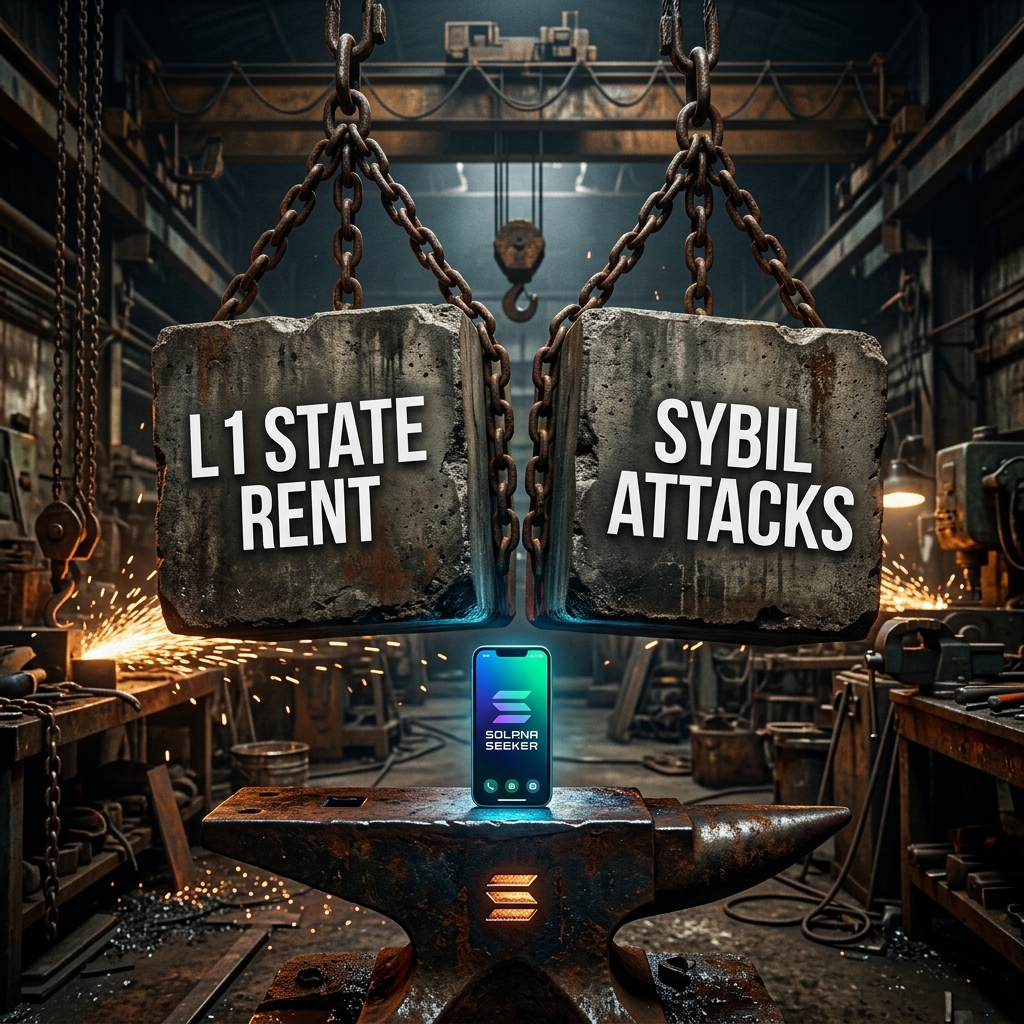 The Two Crushing Forces: L1 State Rent and Sybil Attacks